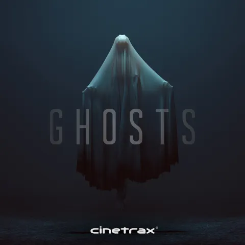 Cover art for the production music album Ghosts by Cinetrax.