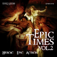 Cover art for the production music album Epic Times Vol 2 by Flippermusic.