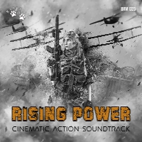 Cover art for the production music album Rising Power by Flippermusic.