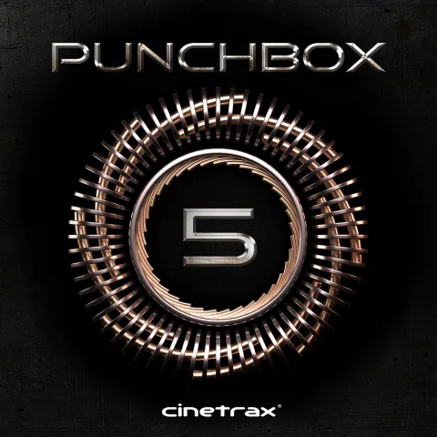 Cover art for the production music album Punchbox 5 by Cinetrax.