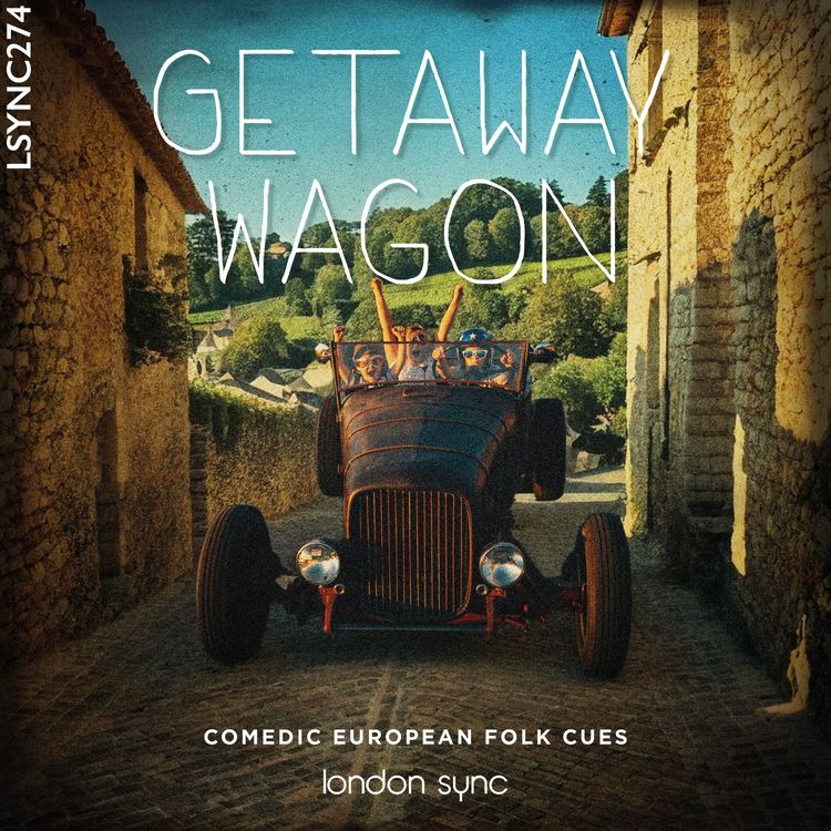 Cover art for the production music album Getaway Wagon by London Sync.
