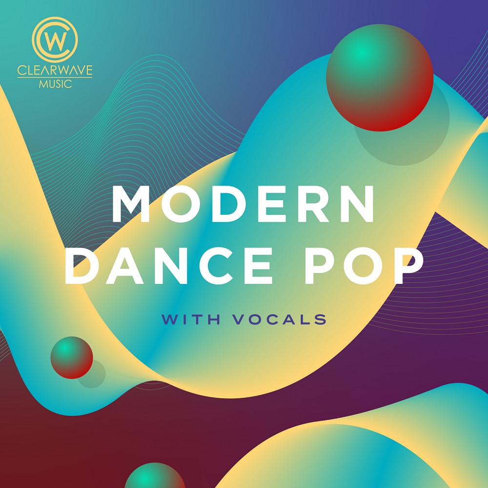 Cover art for the production music album Modern Dance Pop by Clearwave Music.