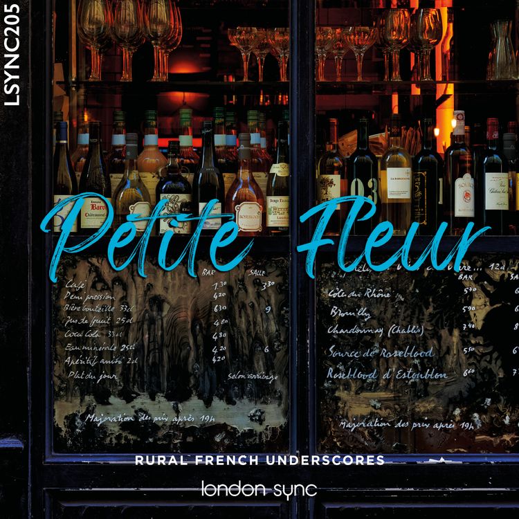 Cover art for the production music album Petite Fleur by London Sync.